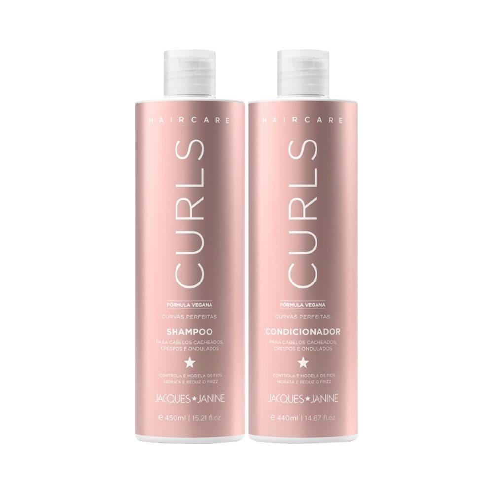 Kit Jacques Janine Hair Care Curls Shampoo 450ml + Condicionador 440ml