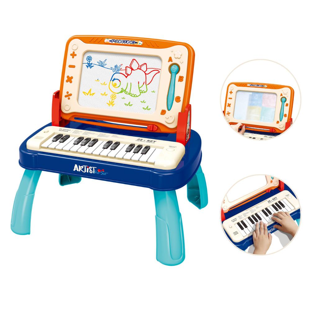Lousa Mágica Infantil Divertida Com Piano Musical Maxi Toys