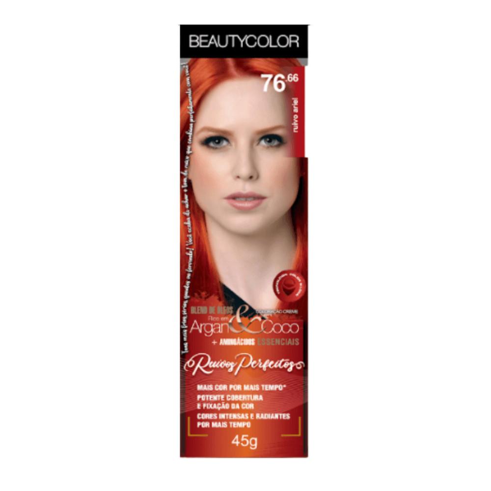 Coloração Beauty Color Ruivos Perfeitos 76.66 Ruivo Ariel