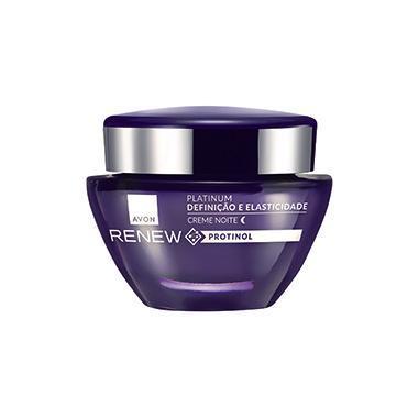 Creme Facial Avon Renew Platinum Noite 50g