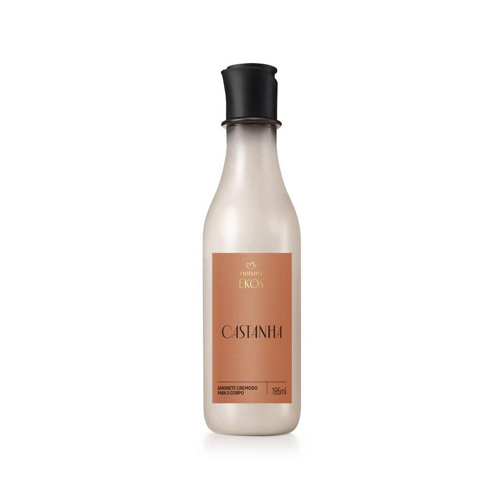 Sabonete Líquido Cremoso Para O Corpo Ekos Castanha 195 Ml