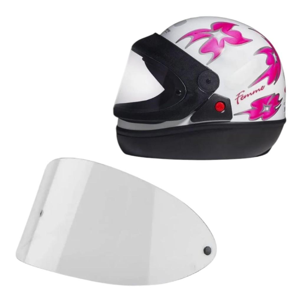 Viseira Capacete Taurus San Marino Cristal Tamanho 62