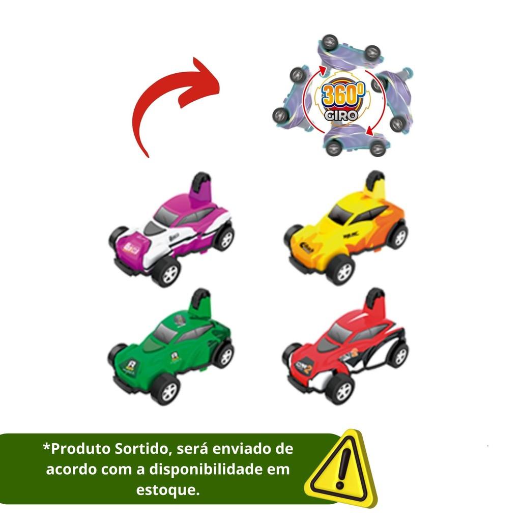 Kit 3 Carrinhos Radicais 360 Movidos A Fricção Sortidos Fenix Brinquedos