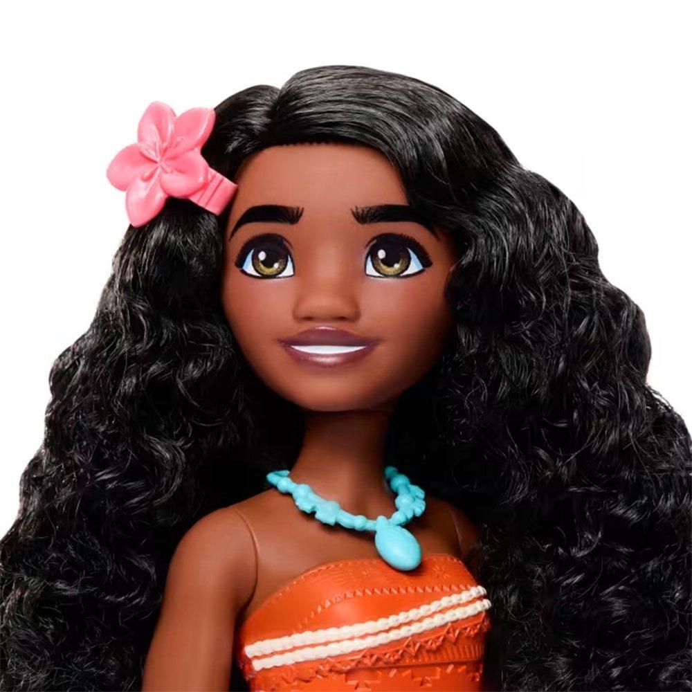 Conjunto Boneca Moana Mattel Disney Com Bebê Tartaruga