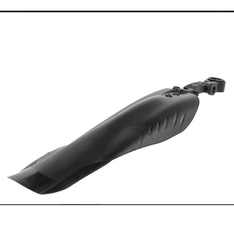 Kit Paralama Bike 3 Peças Regulavel Preto Descanso + Lateral Pezinho Preto Regulável Para Bicicleta