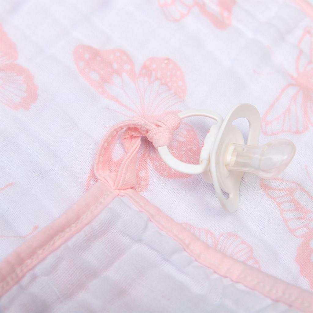 Naninha Bebê Papi Soft Pelúcia Borboleta E Prendedor