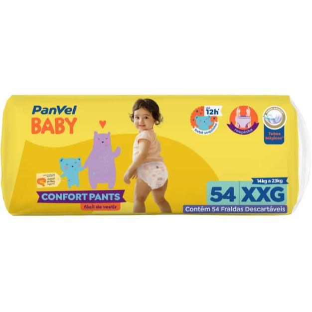 Fralda Roupinha Panvel Baby Pants Jumbo Xxg 54 Unidades