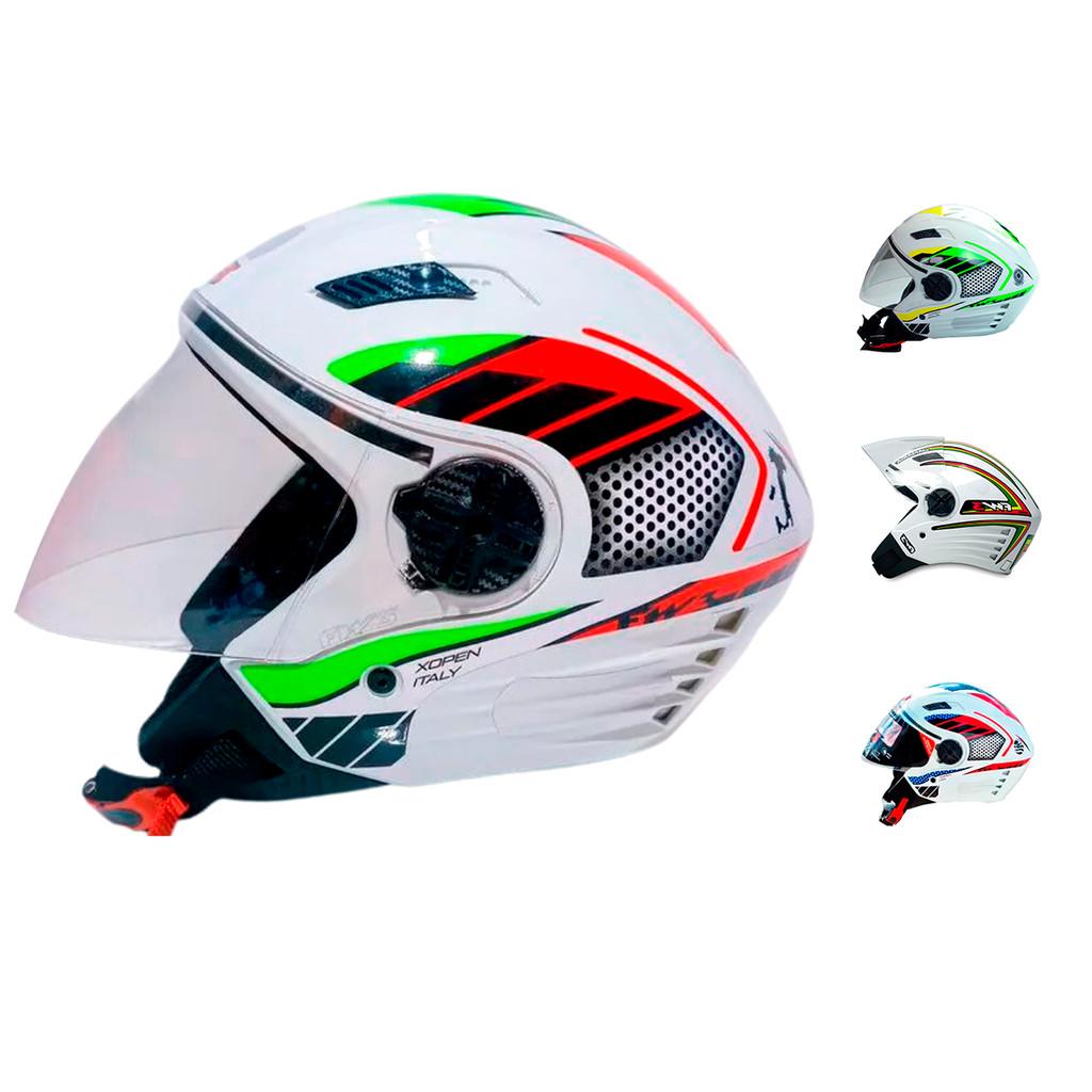 Capacete De Moto Aberto FW3 X Open Linha Completa Com Diversos Modelos E Cores
