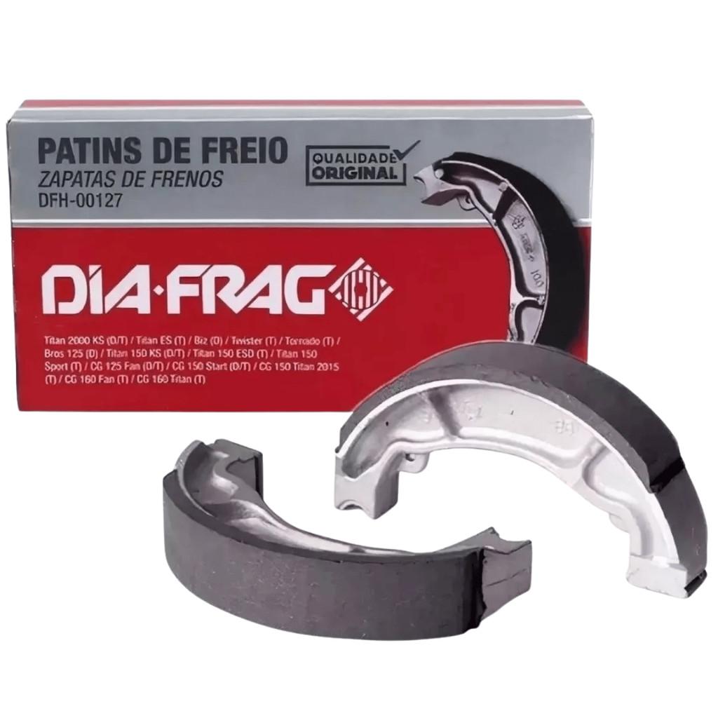 Kit Patim Lona De Freio 0.25 Moto + Pastilha Honda Pcx 150 2019 A