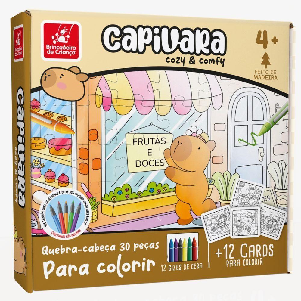 Quebra-cabeça Cozy E Comfy Capivara - Brincadeira De Criança