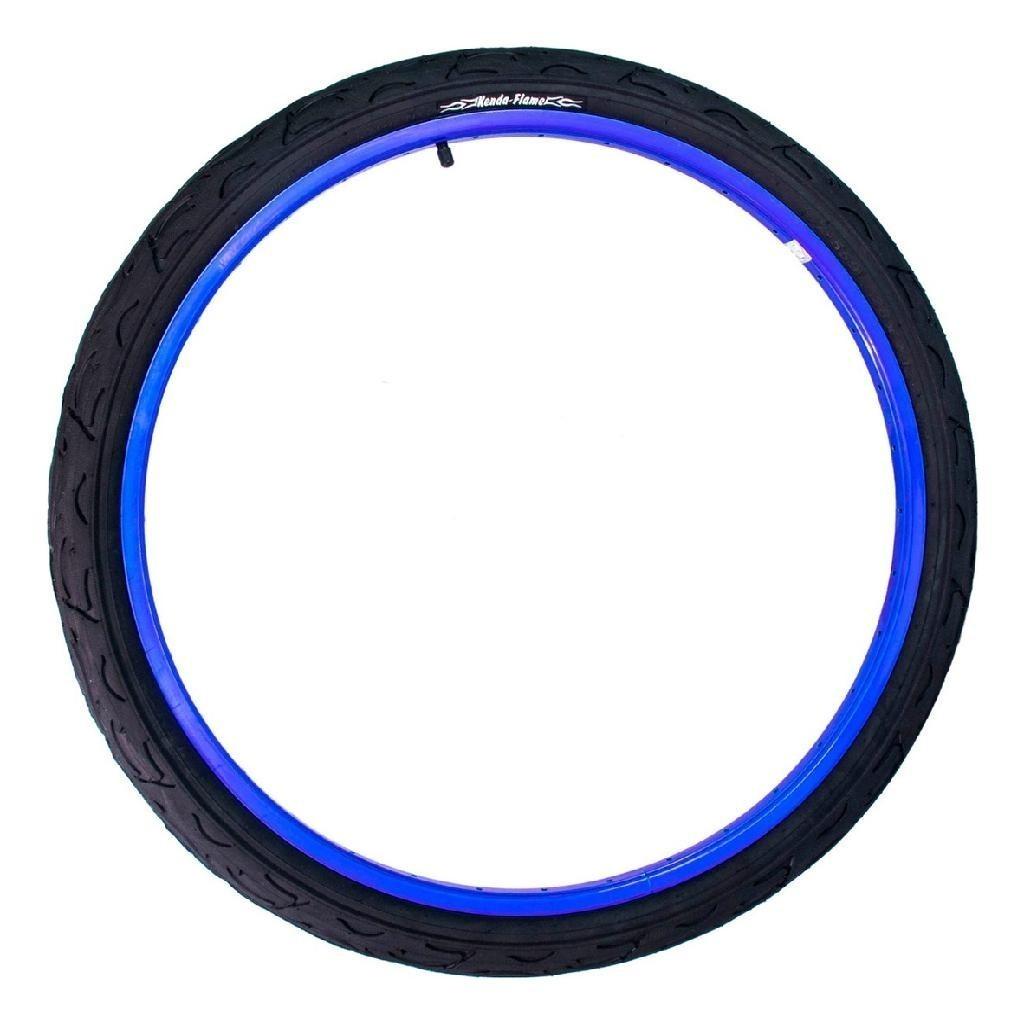 Par Pneu 24x2.125 Kenda Flame Slick Balão Fogo Aro 24