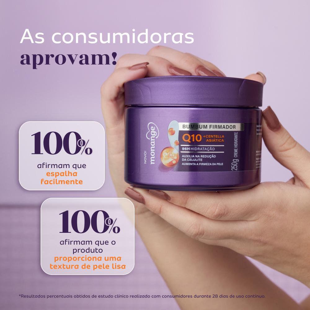 Hidratante Bumbum Firmador Monange Q10 Com Centella Asiática 250g
