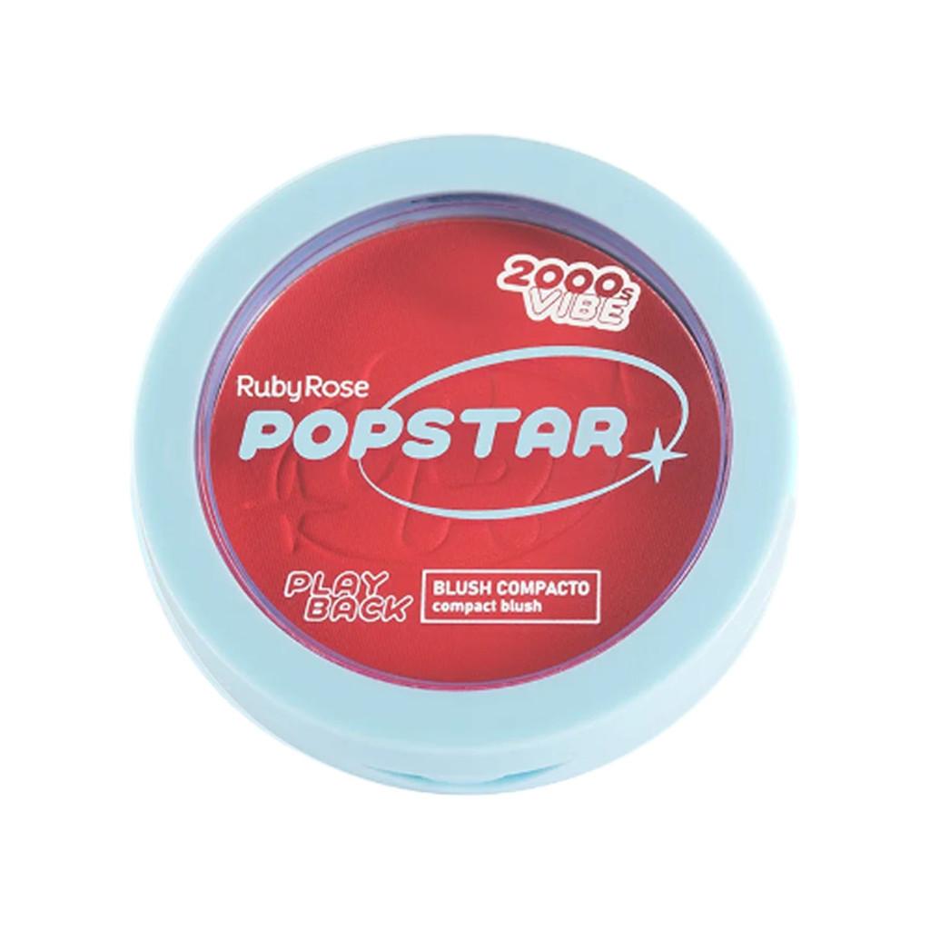 Blush Compacto Ruby Rose Playback Popstar Hbm08