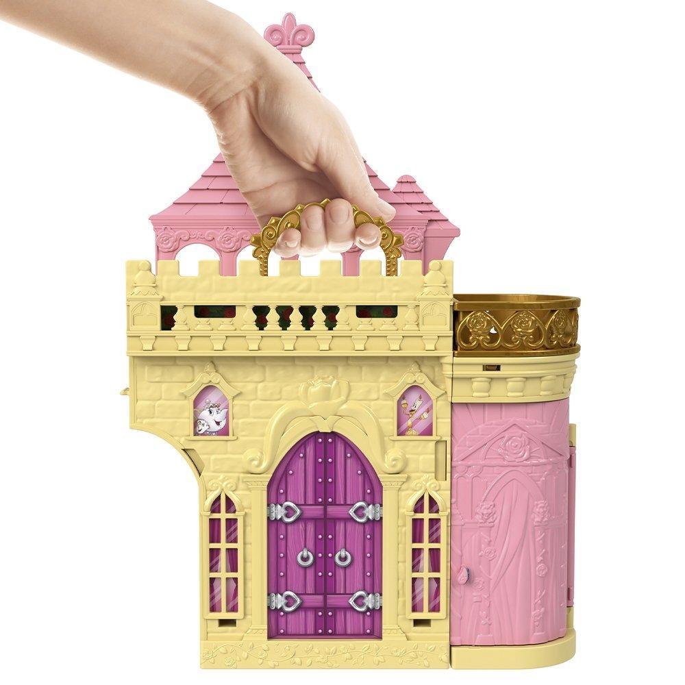 Conjunto Mini Castelo + Boneca Princesa Bela Disney Mattel
