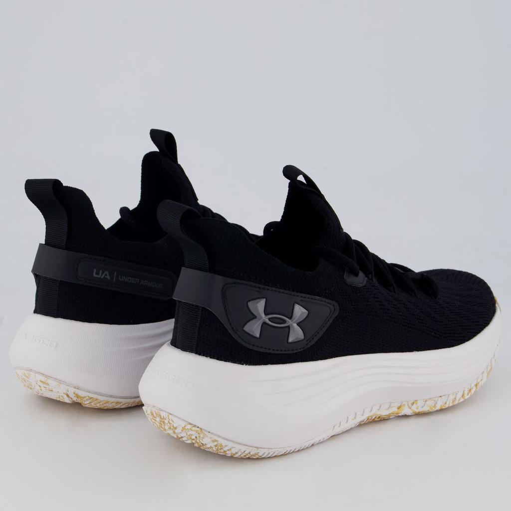 Tênis Under Armour Hooper Preto E Branco