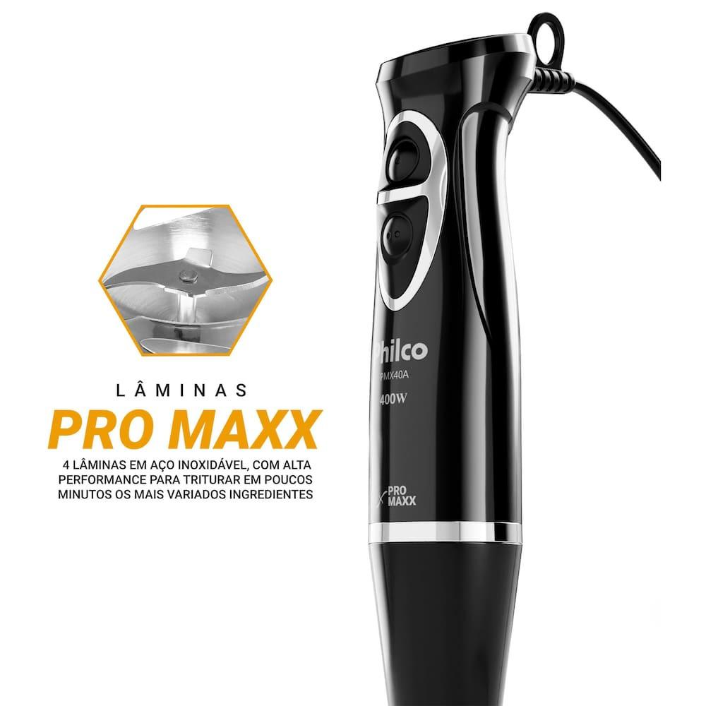 Mixer 2 Em 1 Pmx40a 400W Com Copo 800ml E Liquidificador Squeeze Philco