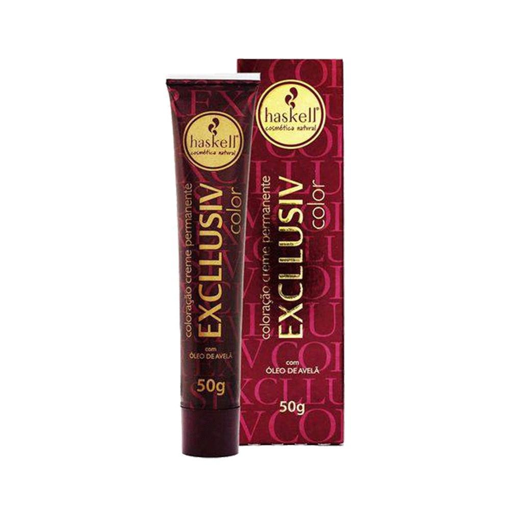 Coloração Creme Haskell Excllusiv Color 8.34 Louro Claro Dourado Acobreado