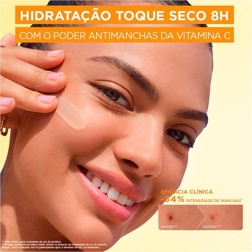 Hidratante Facial Garnier Vitamina C Toque Seco Antimarcas 85g