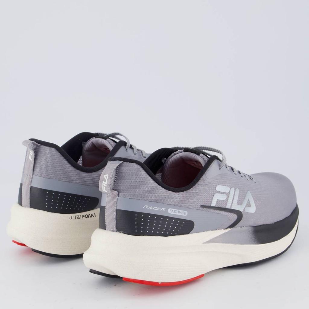 Tênis Fila Racer Fastpace Cinza E Preto