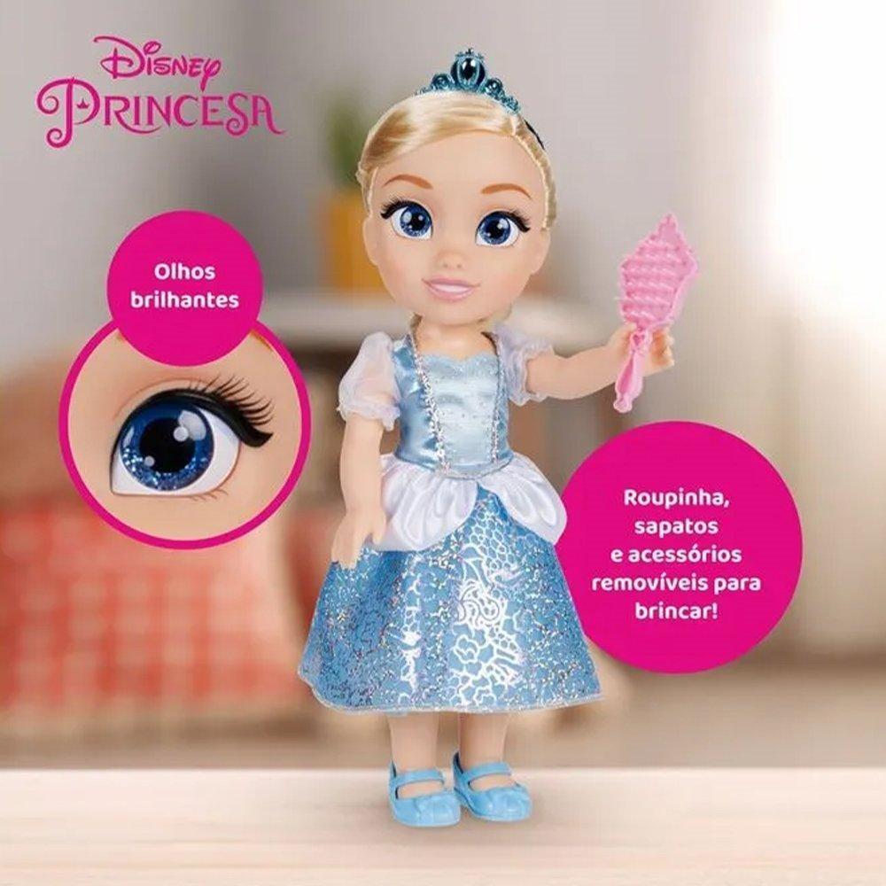 Boneca Articulada Multikids Princesa Da Disney Cinderella 38cm