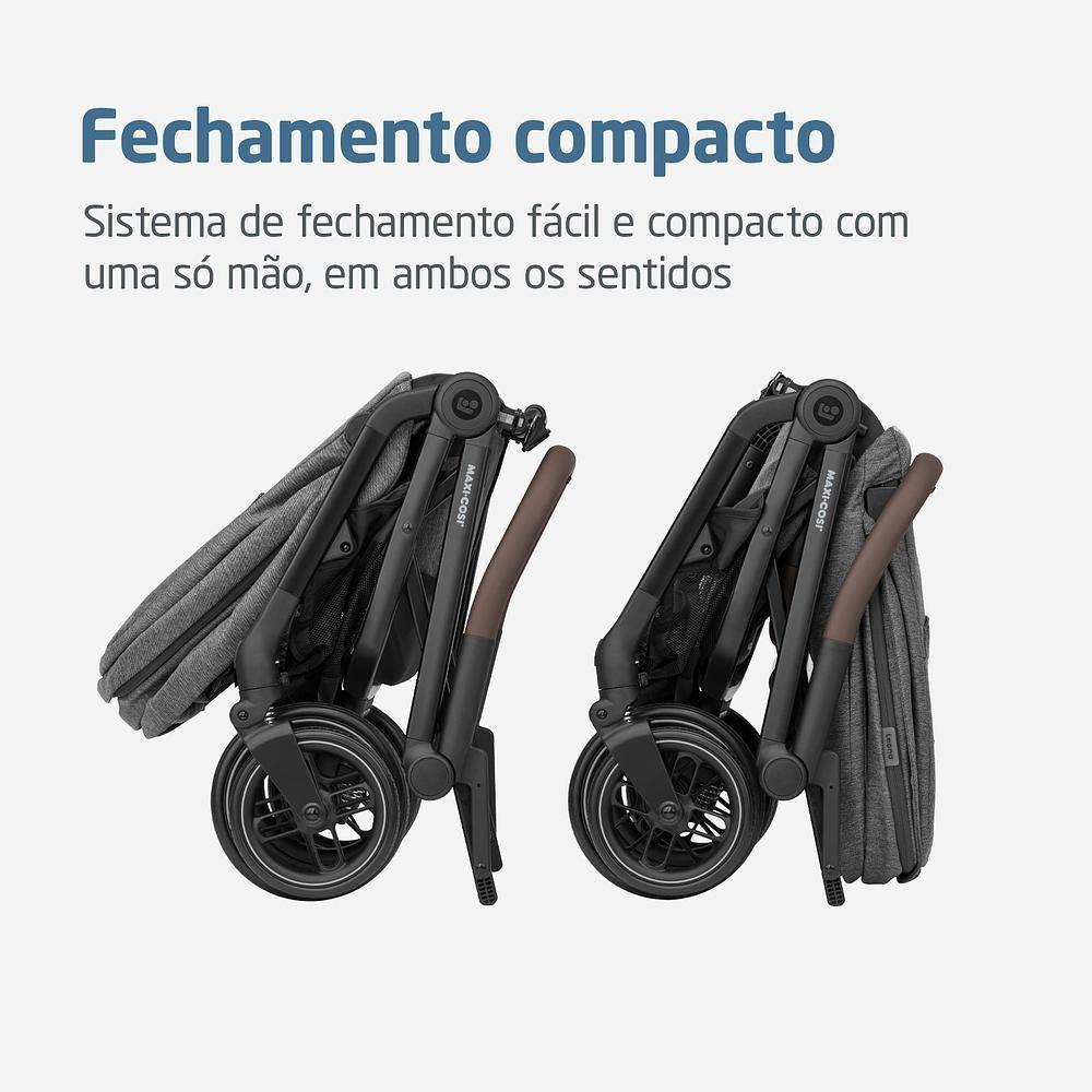 Carrinho De Bebê Leona² Reversível Maxi Cosi Select Grey
