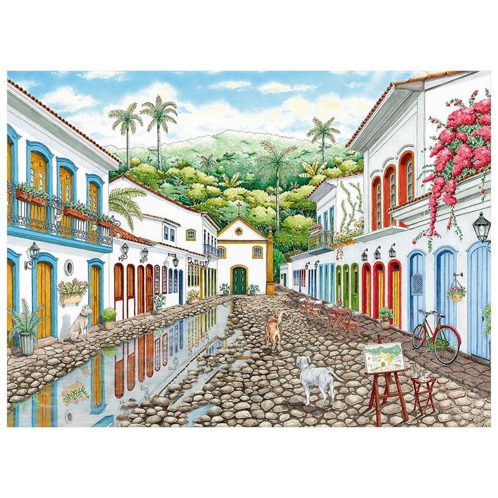 Quebra-cabeça 500 Peças Ruas De Paraty