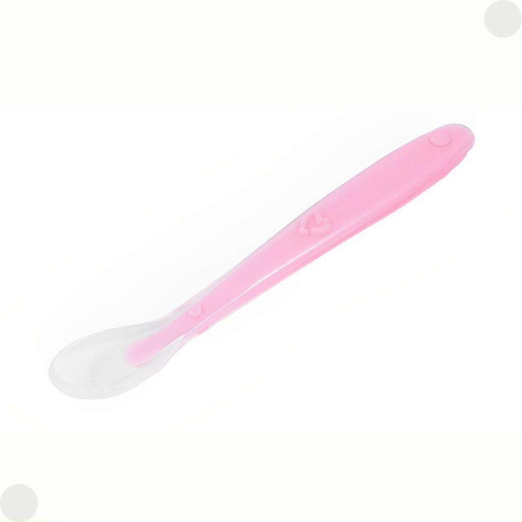 Colher Anatômica Em Silicone + 6m Rosa 6141 - Buba