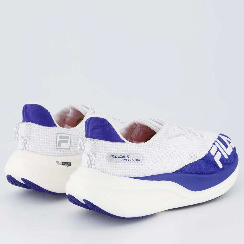 Tênis Fila Racer Speedzone Feminino Branco E Azul