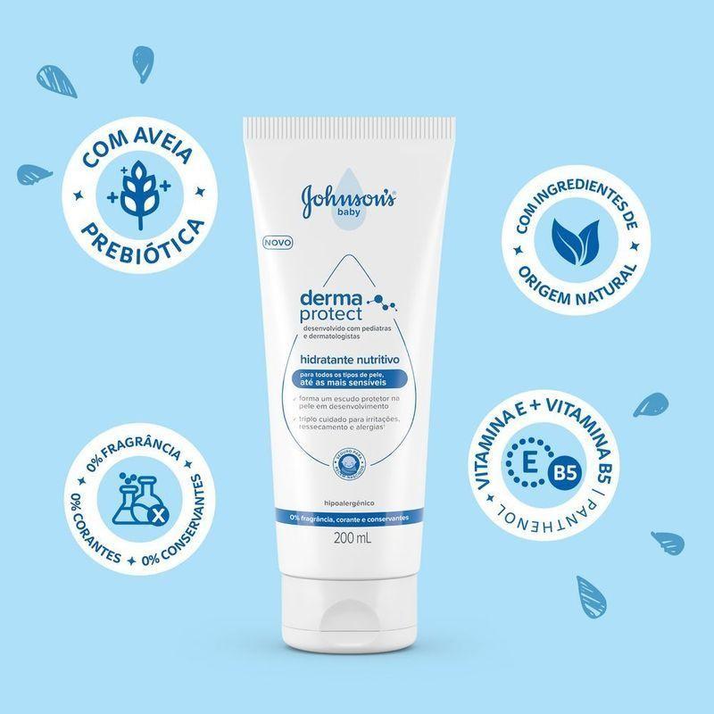 Hidratante Nutritivo Johnson S Baby Derma Protect 200ml