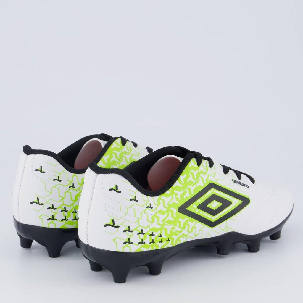 Chuteira Umbro Class Neo Campo Juvenil Branca E Ve