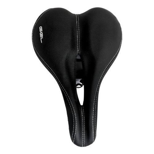 Selim Banco Gel Gts Confortável Bicicleta Mtb Com Meio Vazado