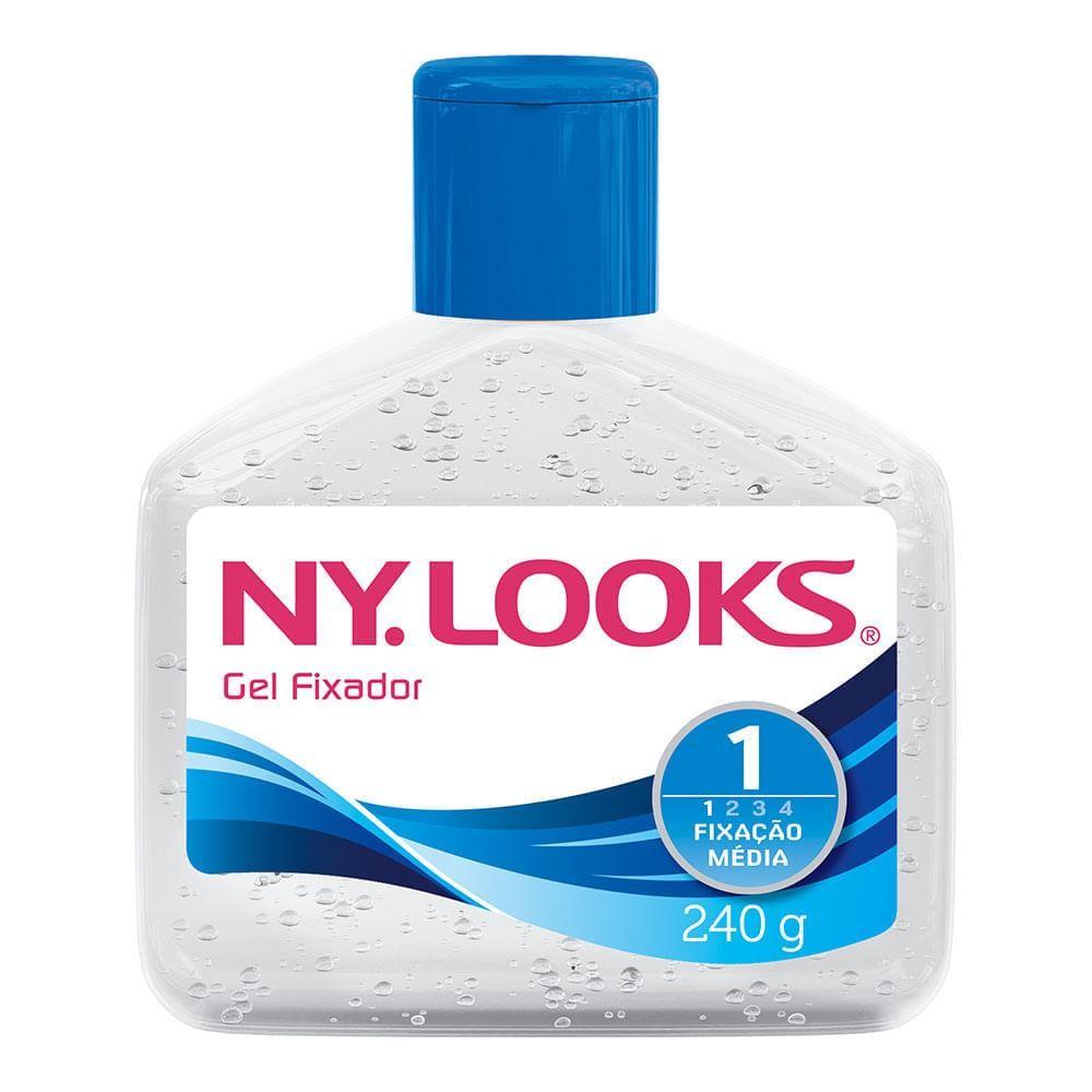 Gel Fixador Ny Looks 1 Fixação Media 240G