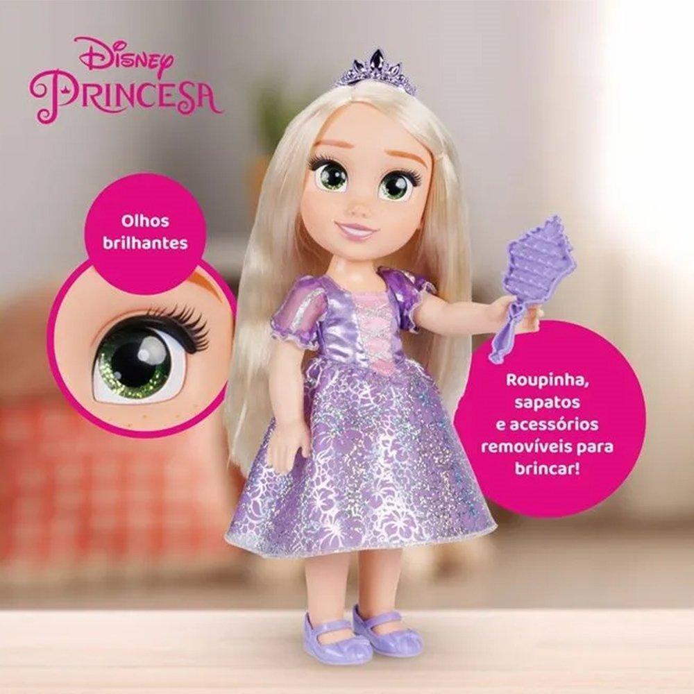Boneca Articulada Multikids Princesa Da Disney Rapunzel 38cm