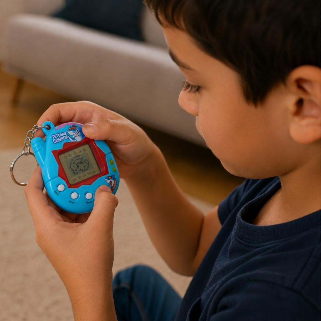 Kit Infantil Game Bichinho Virtual De Estimação Mais Relógio Infantil P/Crianças - Castela