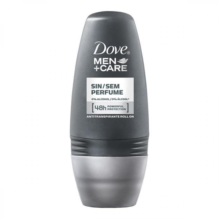 Desodorante Dove Men+care Roll On Sem Perfume 50ml