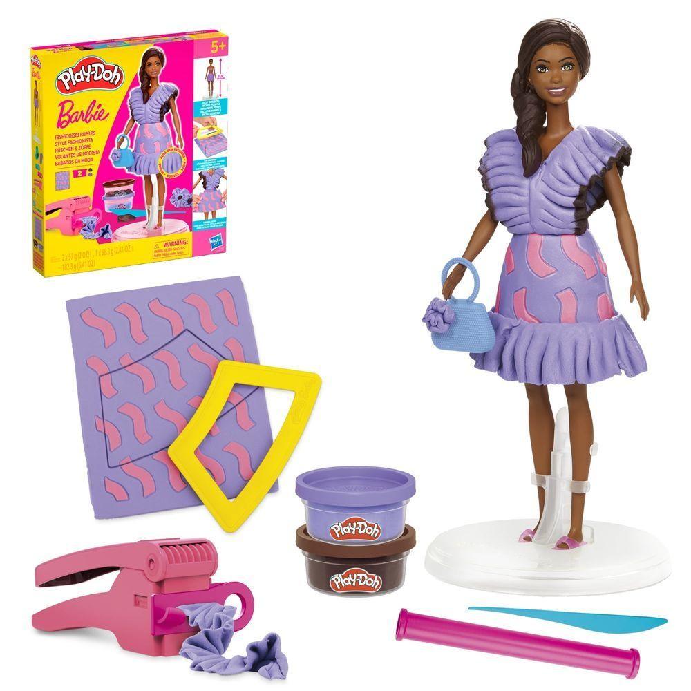 Massa De Modelar Play-doh Barbie Babados Da Moda - Hasbro