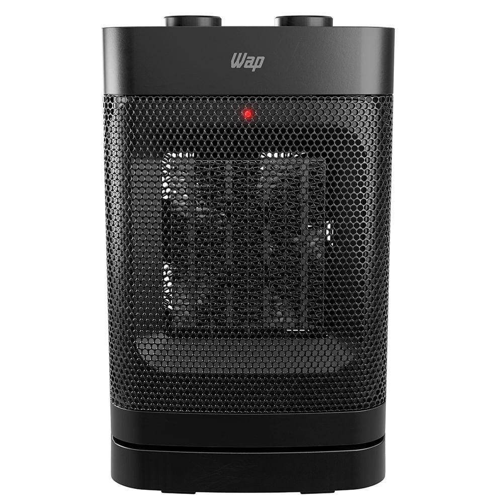 Aquecedor Elétrico Wap Portátil Air Heat Ceramic Preto