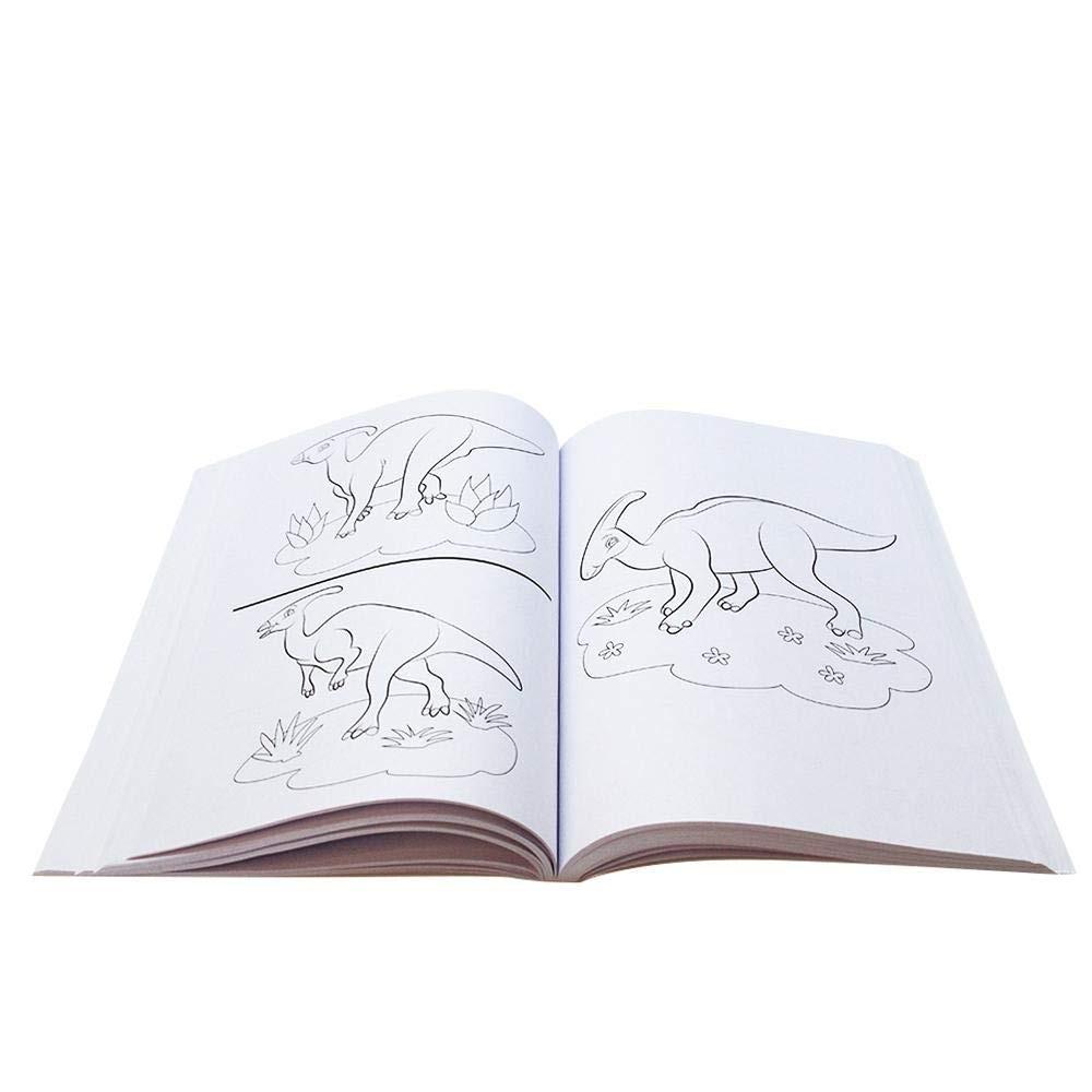 365 Dinossauros Para Colorir Branco