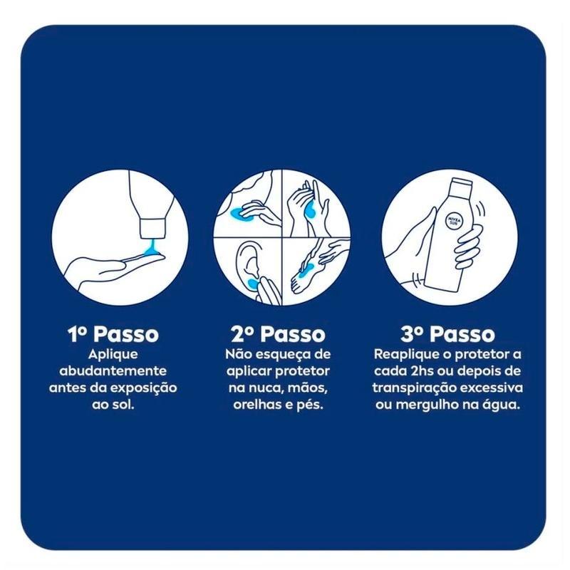 Kit Protetor Solar Nivea Sun Protect Hidrata Fps50 200ml + Protetor Solar Nivea Sun Protect Hidrata Fps50 100ml