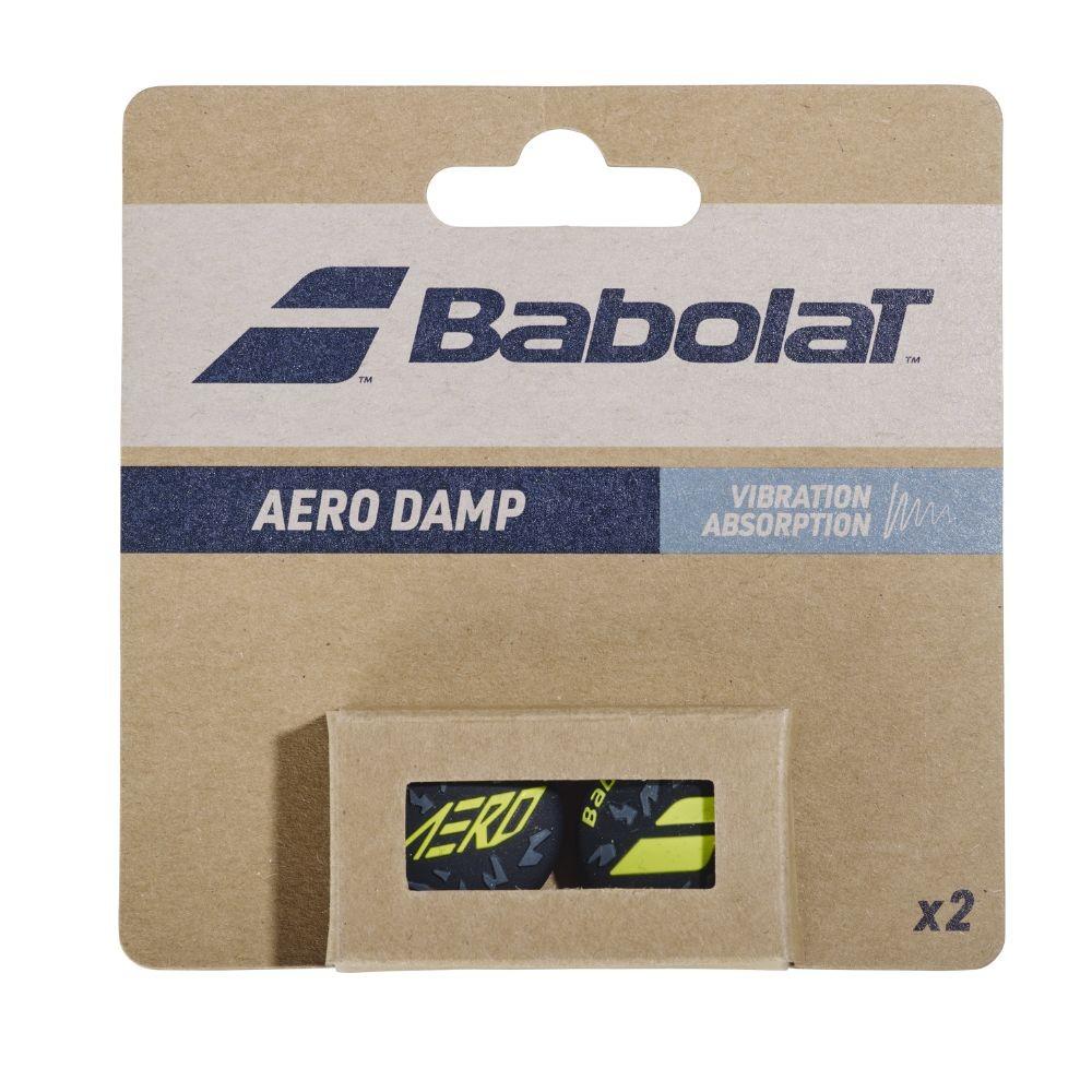 Antivibrador Babolat Aero Damp Com 2 Unidades Preto E Amarelo