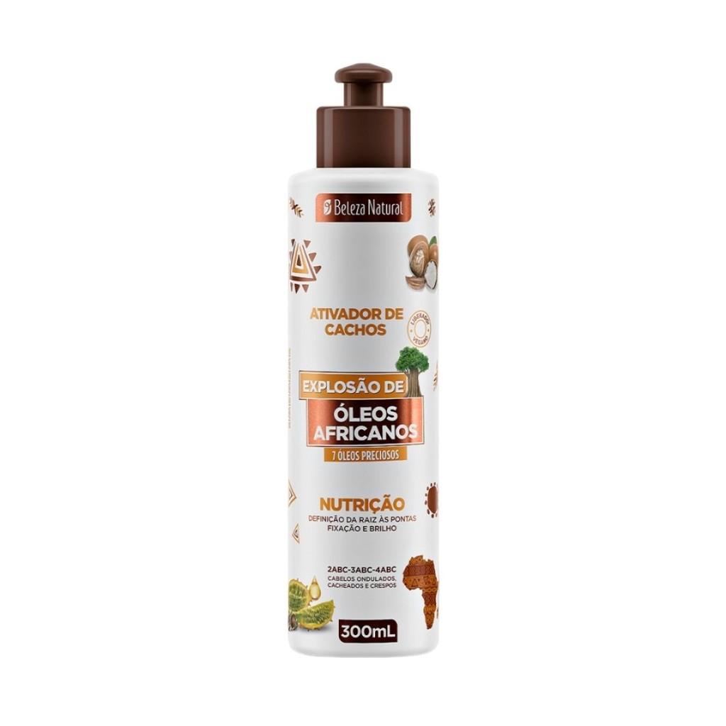 Creme De Pentear Óleos Africanos 1kg + Ativador De Cachos Óleos Africanos 300ml