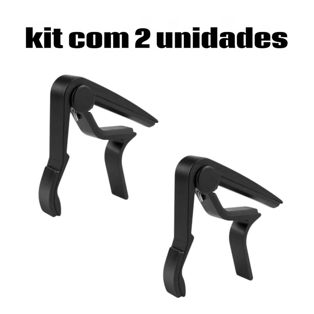 Kit 2 Capotrastes Braçadeira Para Guitarra/violão