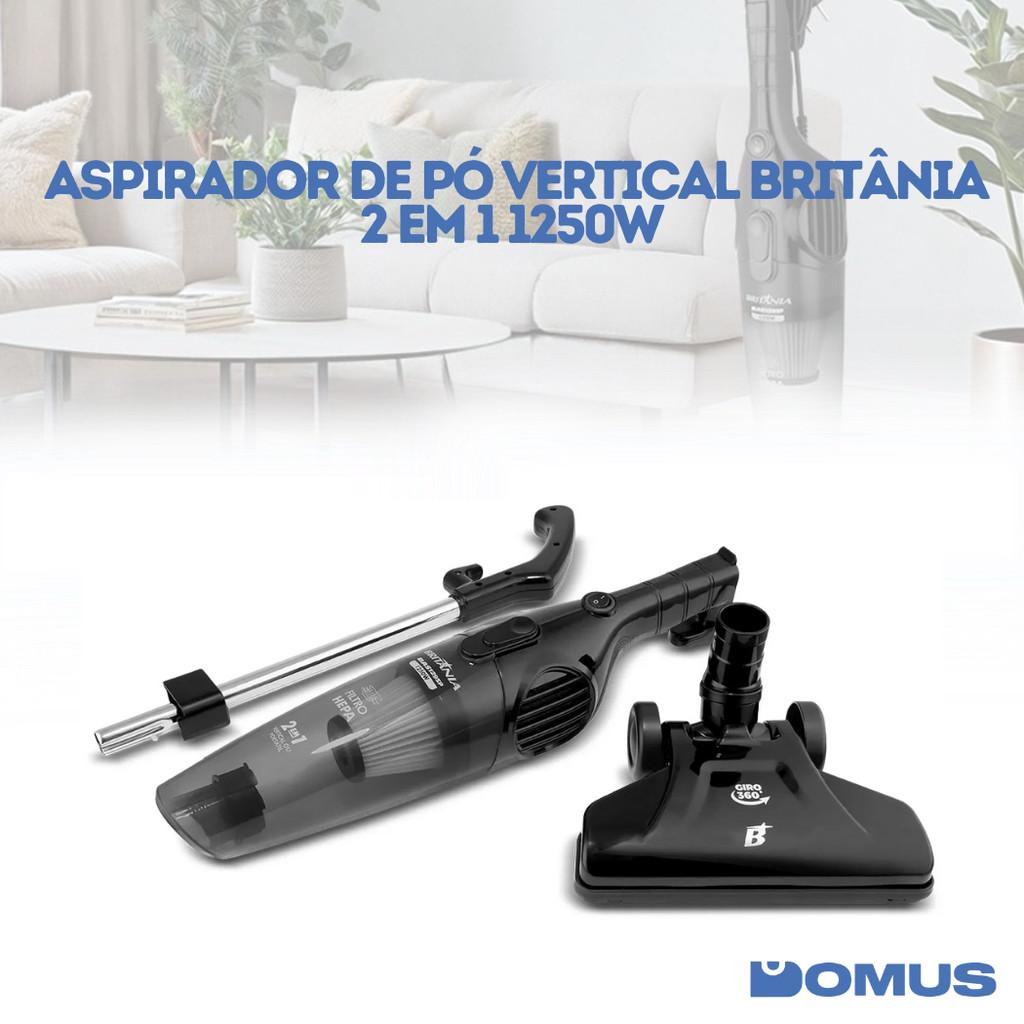 Aspirador De Pó Vertical 2 Em 1 1350w Britânia