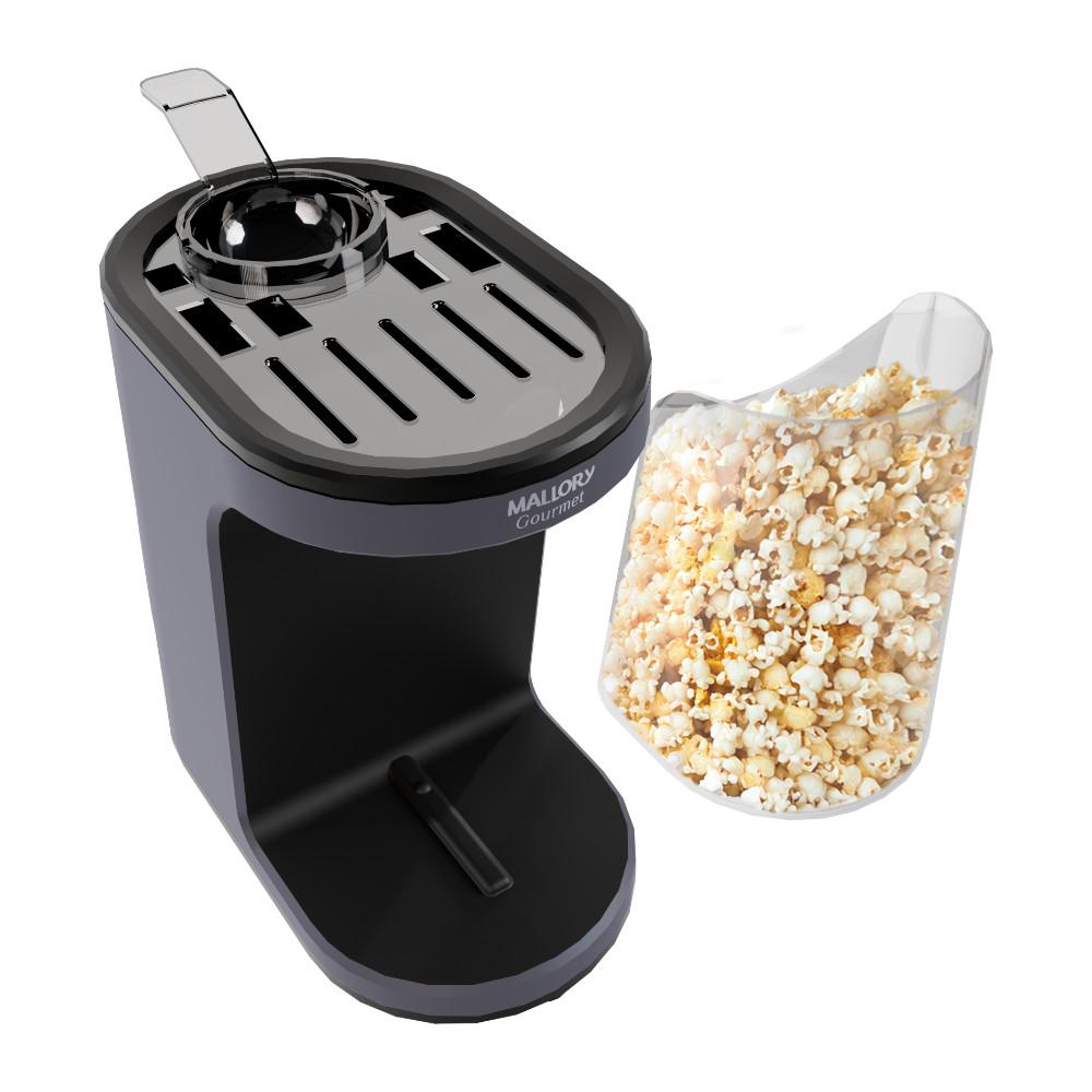 Pipoqueira Elétrica Mallory Gourmet Sem Óleo 1200w Cinza