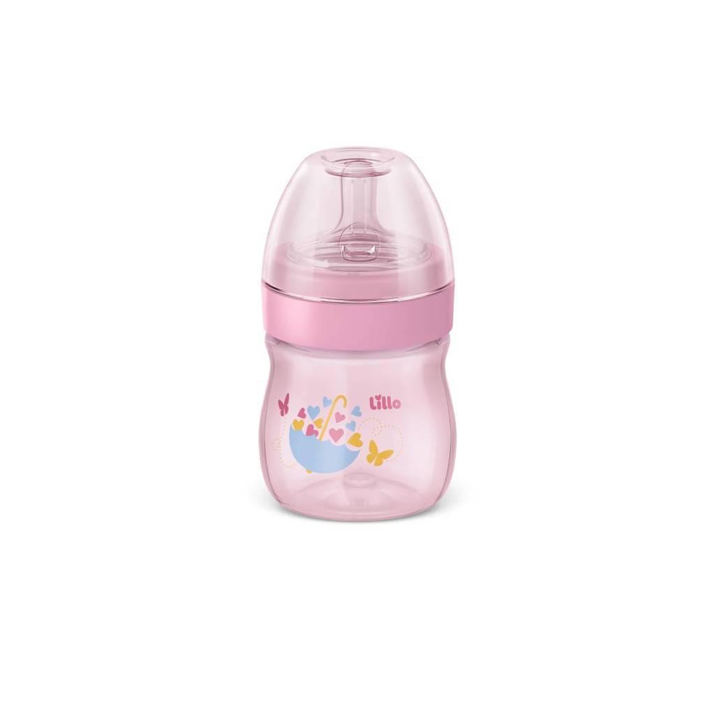 Kit De Mamadeira Primeiros Passos 50/150/240ml Rosa - Lillo