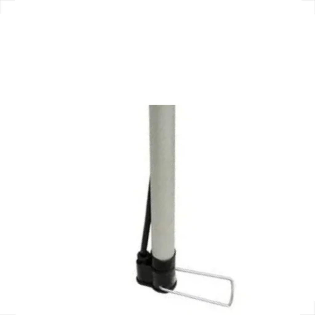 Bomba Oficina Bike Bicicleta 580x29mm Aluminio Com Cabo Plastico