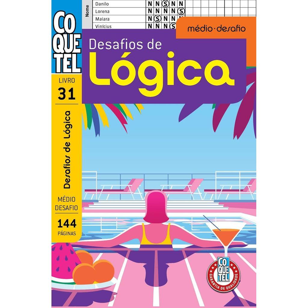 Coquetel Desafios De Lógica Livro 31 Médio-desafio