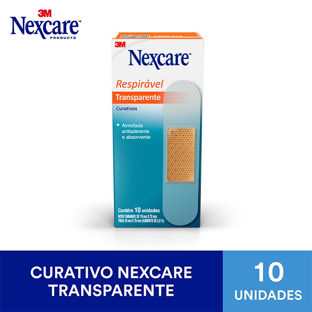 Curativo Plástico Transparente Nexcare Com 10 Unidades 3M