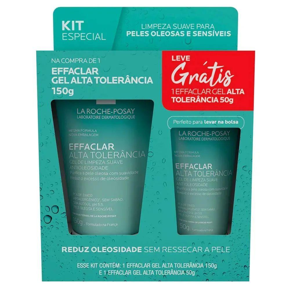 Kit Gel De Limpeza Facial Effaclar Alta Tolerância La Roche-posay 150g E Ganhe Gel Effaclar 50g