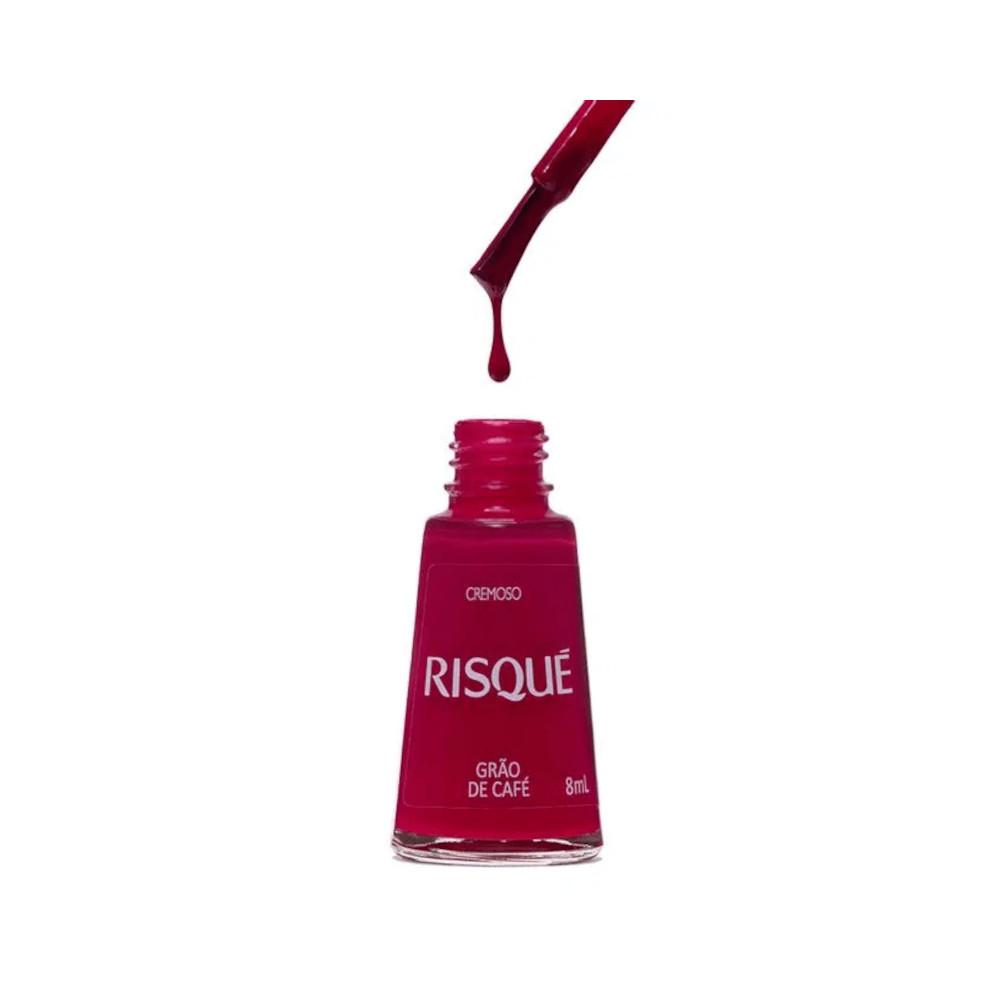 Esmalte Risqué Cremoso Arábica Grão Café